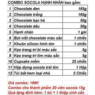 COMBO SOCOLA HẠNH NHÂN