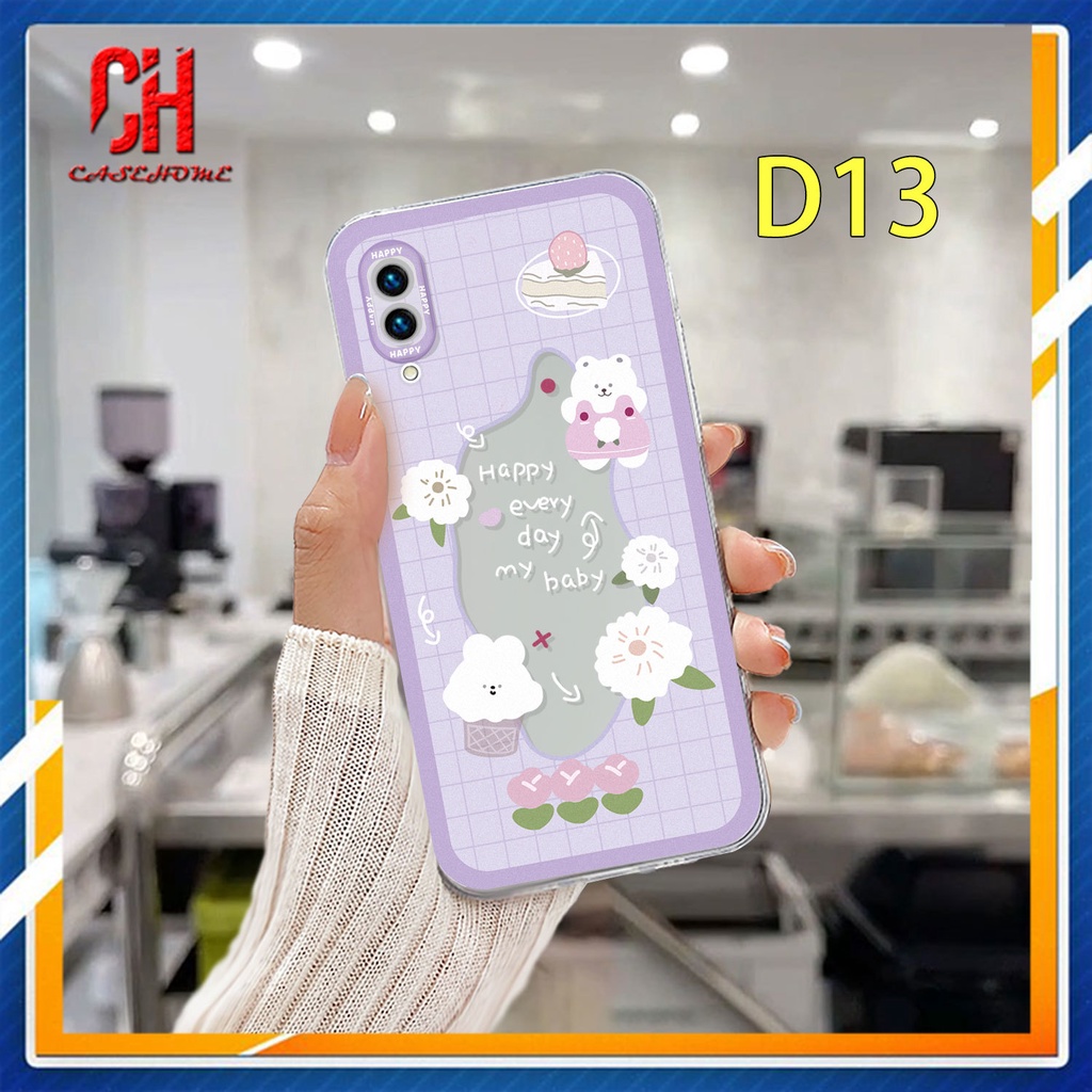 Ốp Điện Thoại Tpu Mềm Hình Gấu Thỏ Cho VIVO Y12S Y12 Y20 Y15S Y91C Y21 2021 Y21A Y21T Y30 Y21S Y20S Y12i Y01 Y91 Y30i Y93 Y95 Y15 Y17 Y50 V21 V23E Y75 T1 Y55 Y75 Y16 Y53S Y51 2020 Y51A Y33T Y10 Y33S Y1S Y11 Y31 Y20i Y91i Y90 Y51S Y12A Y33 Y11S Y30G