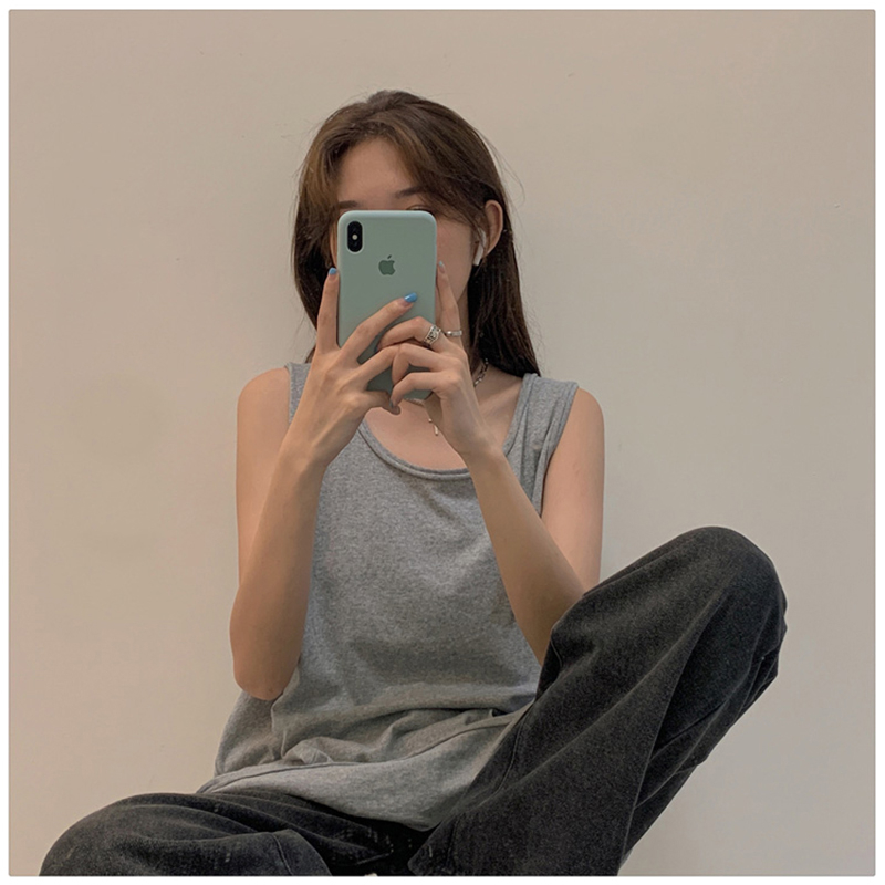 Áo Tank Top Sát Nách Cổ Tròn Nhiều Màu Sắc Thời Trang Mùa Hè