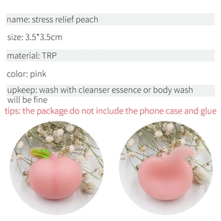 Đồ Chơi BóP Squishy HìNh Quả ĐàO GiúP GiảM Stress