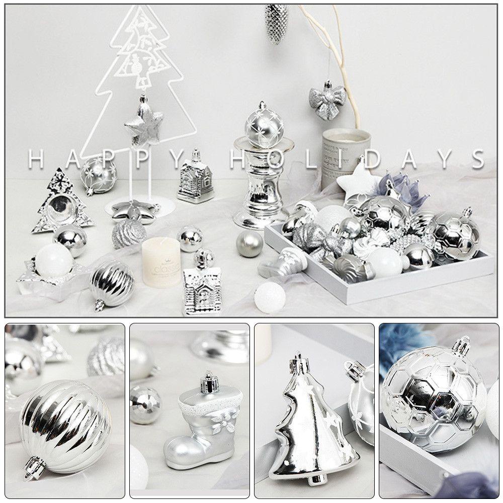 Set 1 80 Quả Châu Nhỏ 30mm Trang Trí Cây Thông Noel