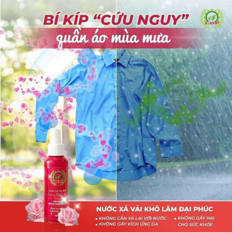 Chai Nước Hoa Xịt Thơm Khử Mùi Cho Quần Áo Nam Nữ - Bình/Lọ Nước Xả Vải Khô Lưu Hương Lâu Trên Ba Ngày