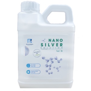 Can 1L Dung dịch khử khuẩn nano bạc Nano Silver chuyên dùng cho máy tạo khói khử khuẩn và khử mùi bằng nano bạc