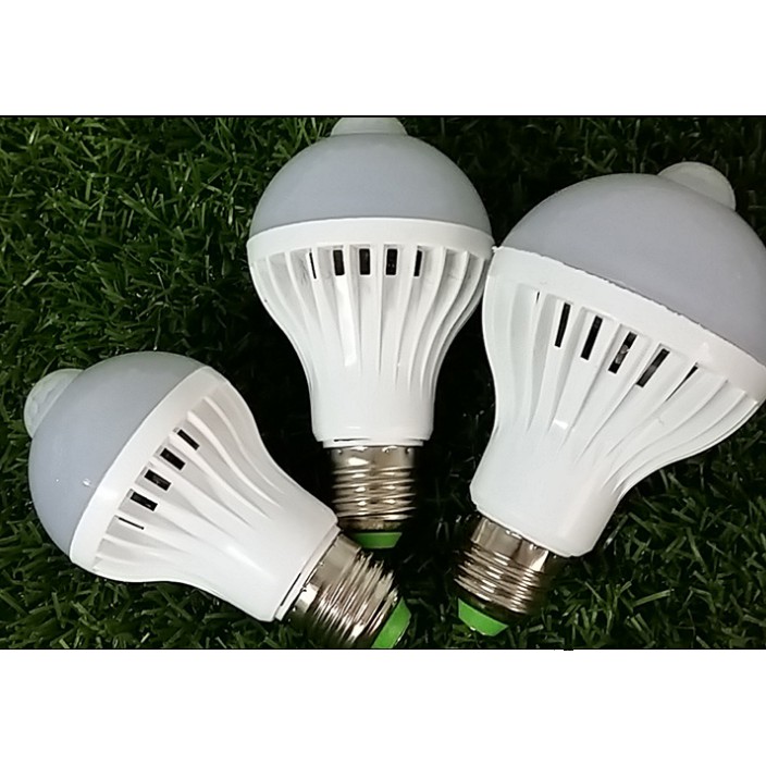 Bóng Đèn Led Cảm Ứng Hồng Ngoại 5W sáng trắng