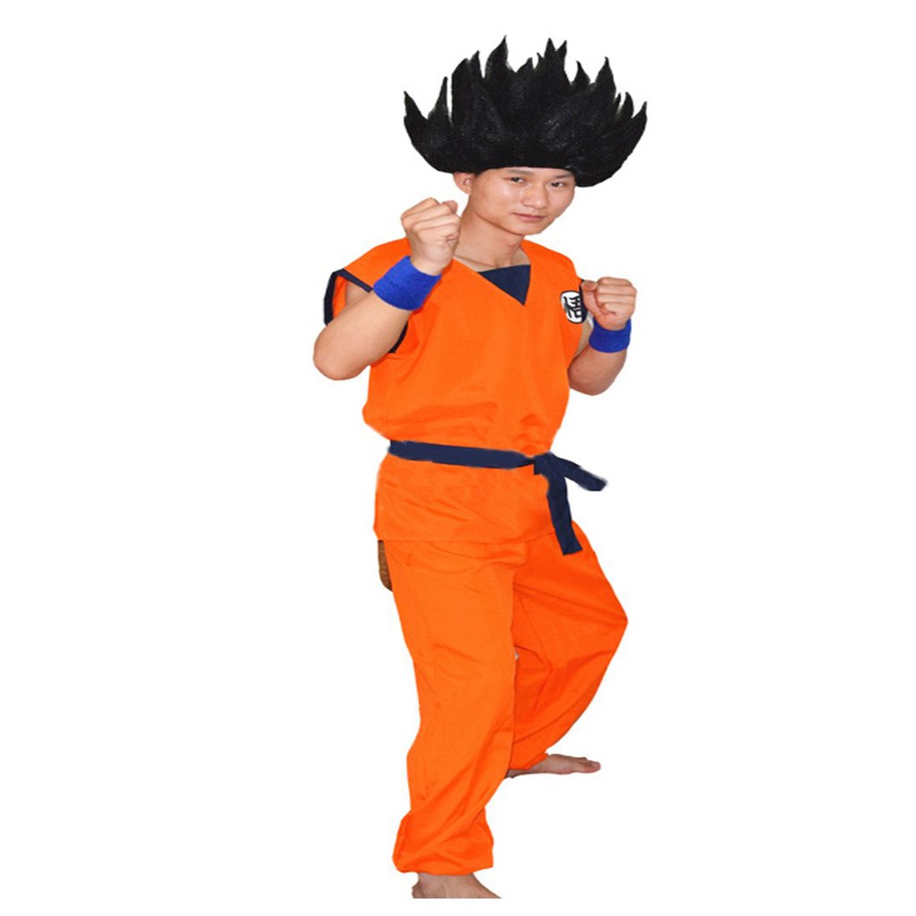 Bộ trang phục hóa trang nhân vật Son Goku trong 7 viên ngọc rồng độc đáo cho bé
