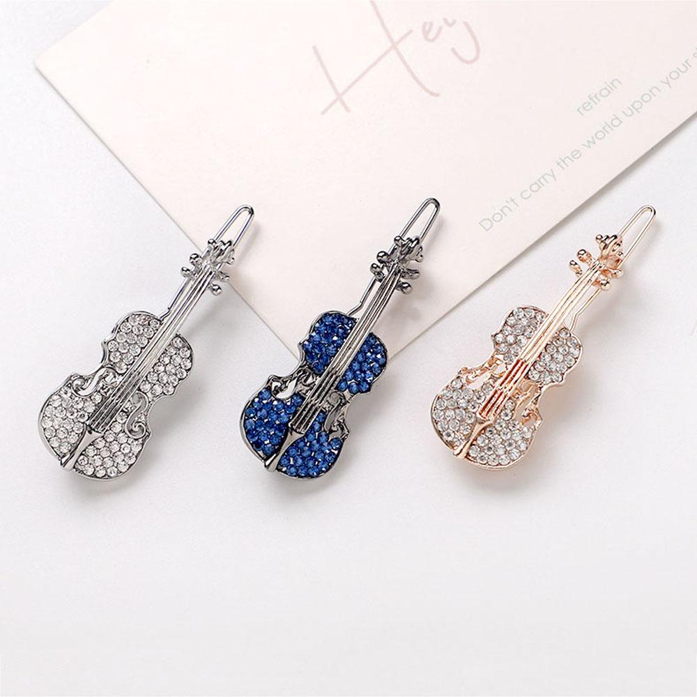 Kẹp Tóc Mái Bằng Kim Loại Hình Đàn Violin 2life