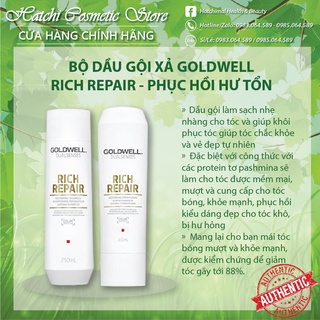Dầu gội xả phục hồi goldwell rich repair 200 + 250ml - chính hãng