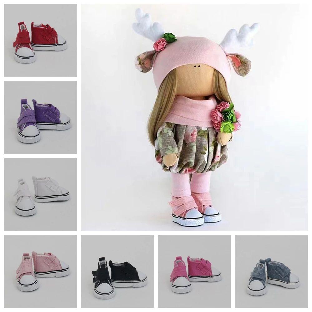 DARNELL Giày Vải Canvas 5cm Tỉ Lệ 1 / 6 Cho Búp Bê