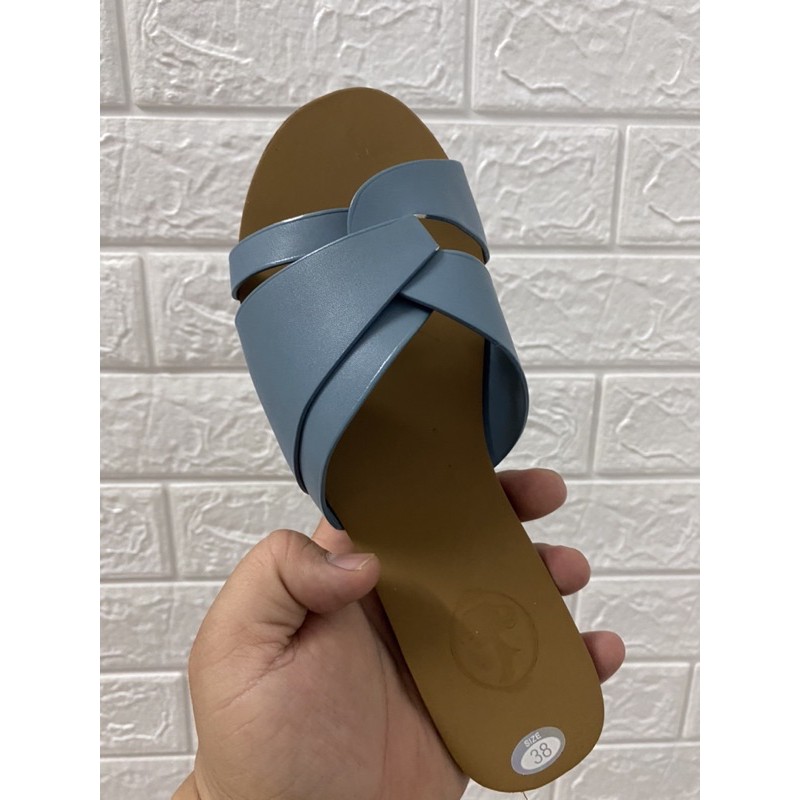 Dép nữ quai xếp ngang tinh tế bigsize 35-43