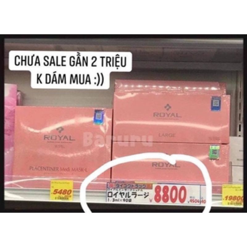 [CHÍNH HÃNG] HOÀNG GIA SERUM NHAU THAI CUỐNG RỐN ROYAL gói mini | BigBuy360 - bigbuy360.vn