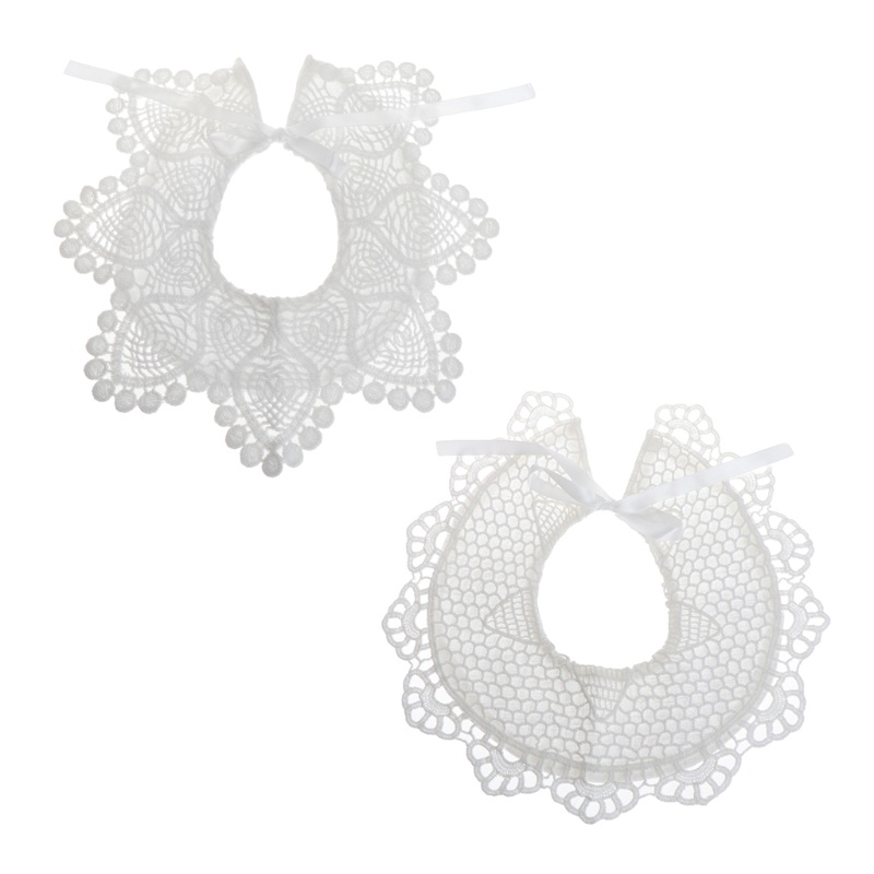Yếm Ăn Cotton Phối Ren Chất Lượng Cao Mẫu 2018 Dành Cho Bé Gái 0-3 Tuổi