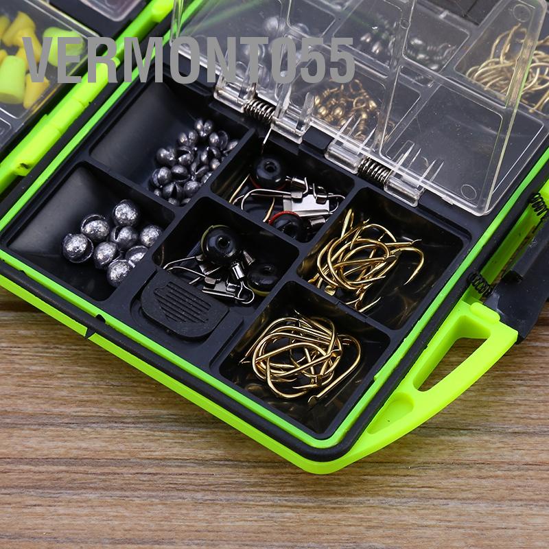 Có thể bán buôn Bộ dụng cụ câu cá 24 ngăn Hộp đựng đồ đầy đủ Mồi mồi nhử có tải Vermont055 Hàng giao ngay