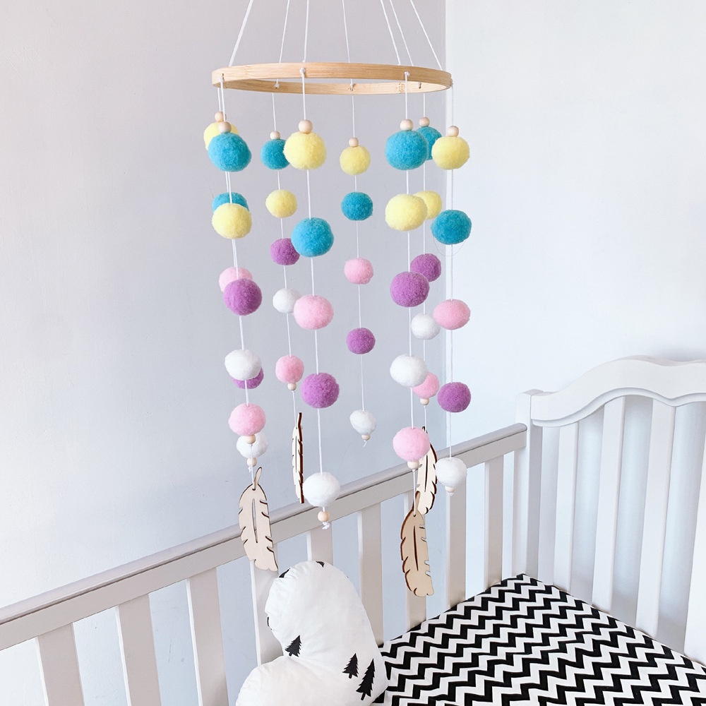 Đồ Chơi Chuông Gió Di Động Treo Nôi Em Bé 6 Tháng Tuổi Trang Trí Phòng Bé Trai Bé Gái