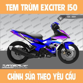 Tem Trùm Exciter 150 - 5551 Đẹp