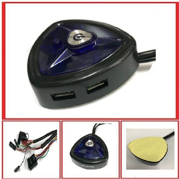 Nút nguồn Aone tam giác, tròn dành cho máy tính PC