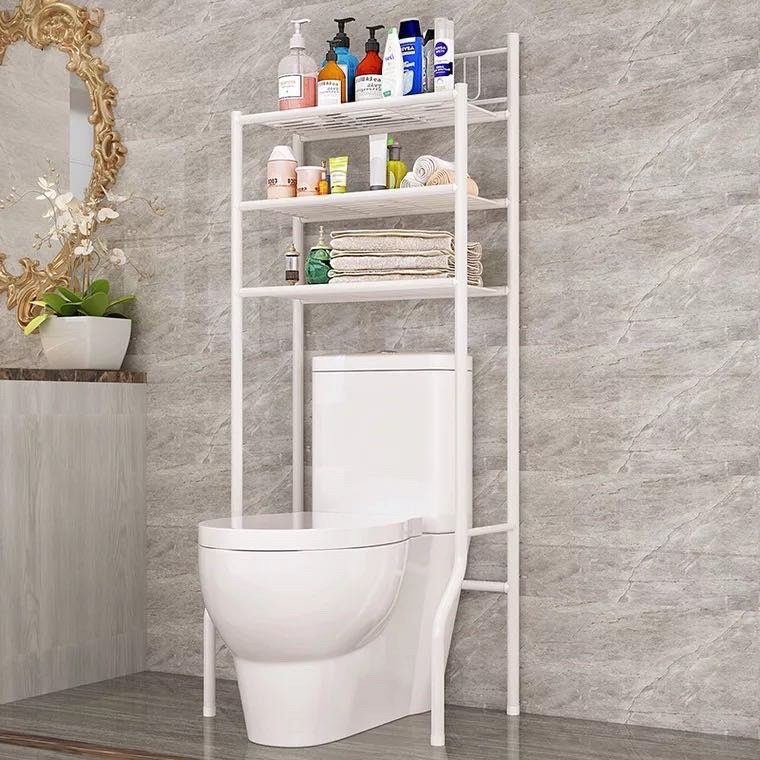 Kệ Để Đồ Phòng Vệ Sinh Sau Toilet Thông Minh - Nội Thất Nhà Tắm - 3 Tầng Tiết Kiệm Không Gian - Bách Hóa Online