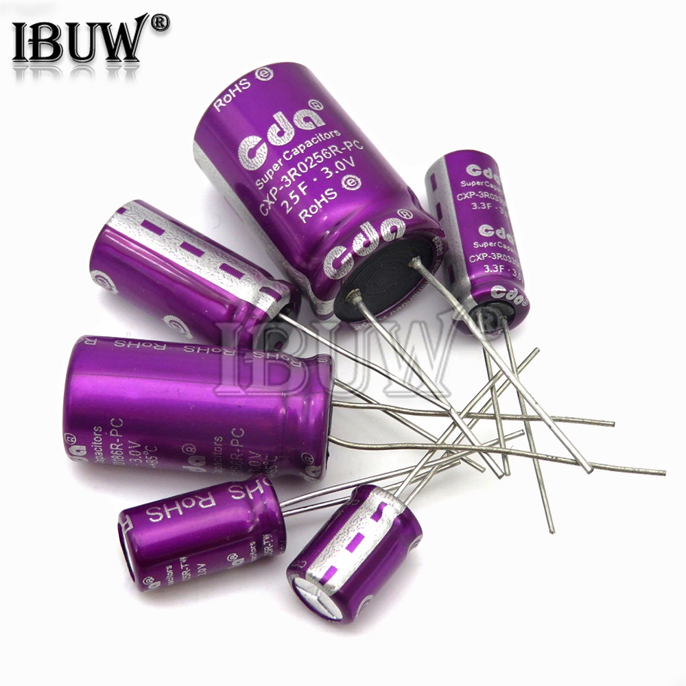 Set 1-2 Tụ Điện 3.0V 3V 1F 2F 3.3F 5F 7F 10F 15F 18F 20F 30F 50F 60F 100F 120F 3.0V3.3F 3V10F