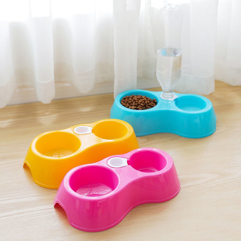 [Mã PET50K giảm Giảm 10% - Tối đa 50K đơn từ 250K] Phụ Kiện Cho Mèo, Bát Ăn Cho Mèo Cấp Nước Tự Động