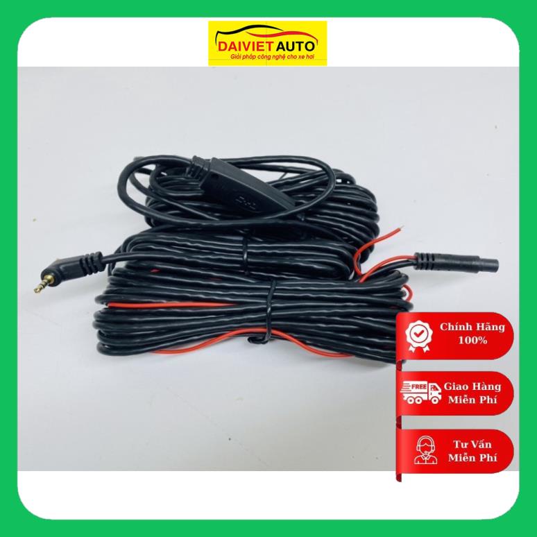 Dây tín hiệu camera lùi trên ô tô, dài 15m, 4 chân và 5 chân, jack 2.5mm | Đại Việt Auto