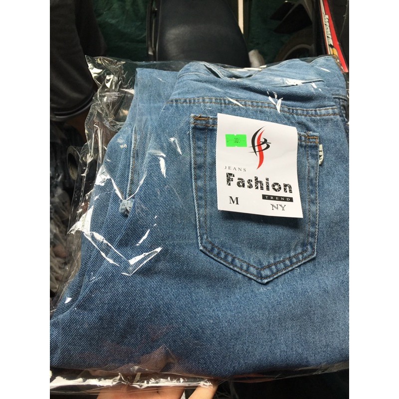 Quần jean suông cạp cao | BigBuy360 - bigbuy360.vn