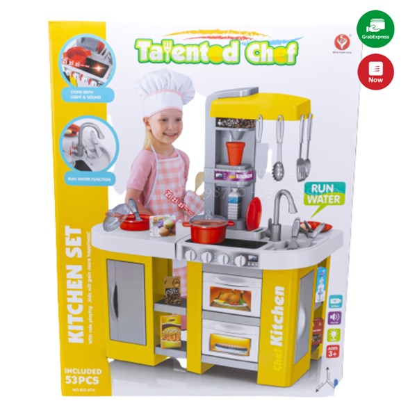 [CỰC TO] Hộp đồ chơi bếp nấu ăn cao bằng bé y hình  922-47A