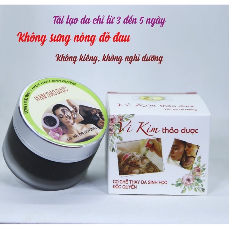 Vi Kim Thảo Mộc . Vi Kim Thảo Dược Lọ 50g