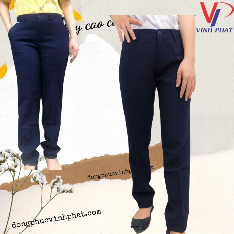 Quần Tây Học Sinh Nữ Baggy Đi Học  - Cấp 1, Cấp 2 & Cấp 3