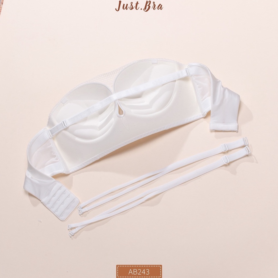 Áo ngực Just Bra nâng ngực có phủ ren trước nữ tính sexy AB243
