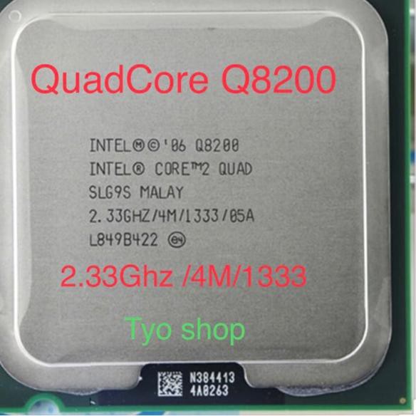 Ổ Cắm Jj Intel Core 2 Quad Q8200 Quadcore Q8200 2.33ghz 775 4core Chất Lượng Cao