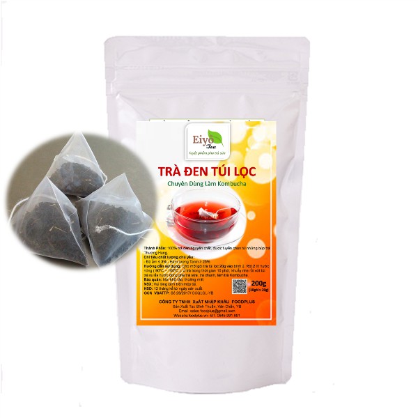 Trà Đen Túi Lọc - Chuyên dùng làm Trà KOMBUCHA .