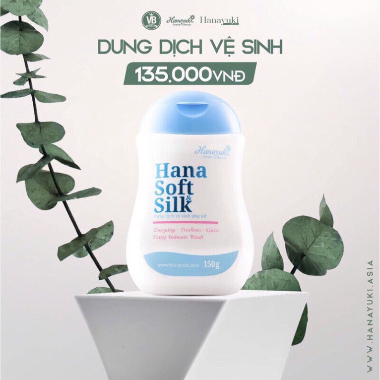 Dung Dịch Vệ Sinh Phụ Nữ Hana Soft Silk Hanayuki CHÍNH HÃNG 100%