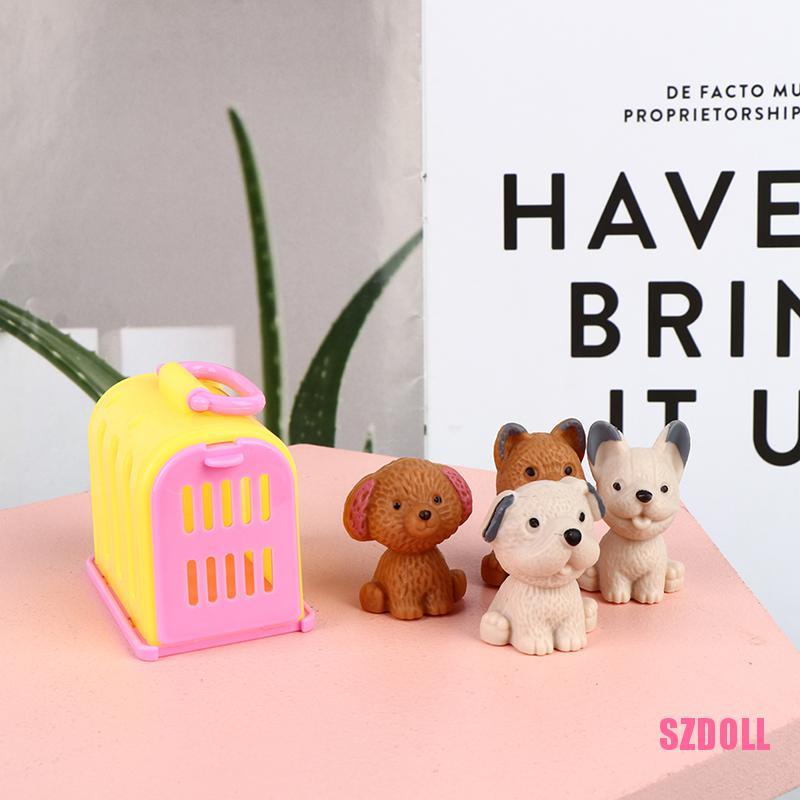 Đồ Chơi Mô Hình Cún Cưng Mini Thời Trang Trang Trí Nhà Búp Bê SZDOLL6