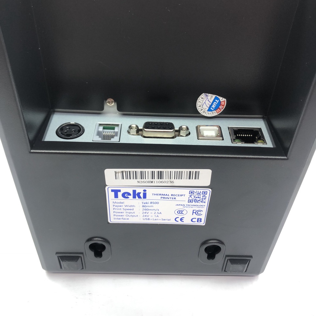 Combo 1 máy in hóa đơn Teki 8500 + 1 máy quét 2D Symbol DS9808 giá rẻ tiết kiệm