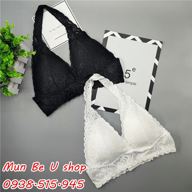 HÌNH THẬT BRALETTE choàng cổ siêu sexy không gọng Bra đi biển cực đẹP