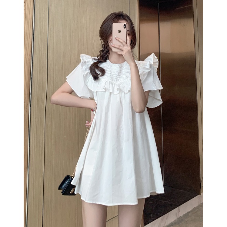 Đầm babydoll dáng xòe tiểu thư Ulzzang Emilyshop