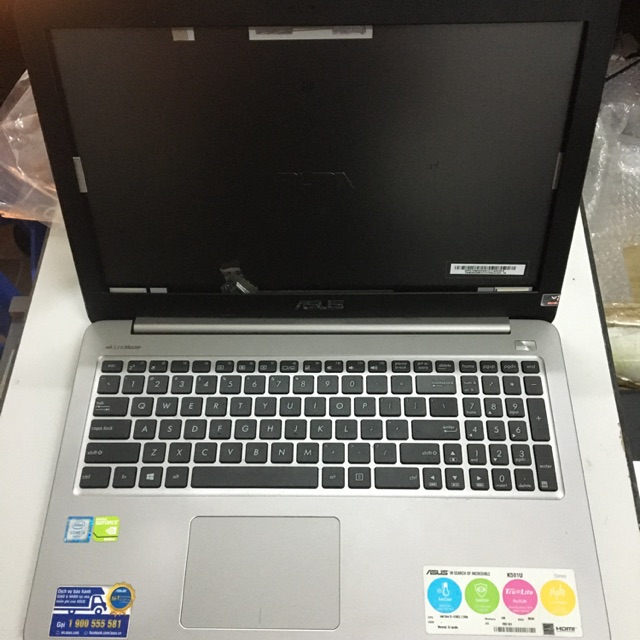 Vỏ laptop Asus K501U đẹp 95% likenew