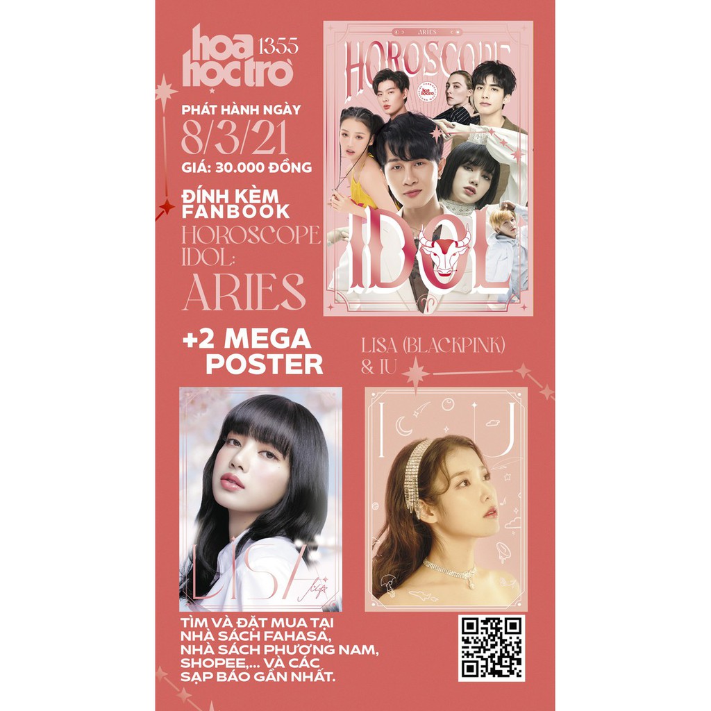 Báo Hoa Học Trò số 1355 (Tặng kèm fanbook Horoscope Idol: Bạch Dương) | BigBuy360 - bigbuy360.vn