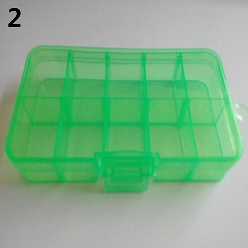 Hộp nhựa đựng thuốc 10 ô đa chức năng thuận tiện