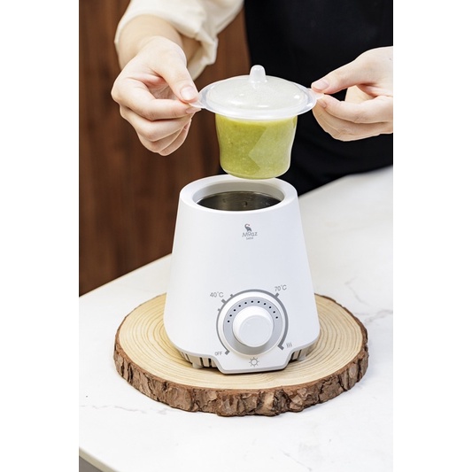 Máy hâm sữa đơn moaz bébé mb-039 bảo hành 12 tháng chính hãng