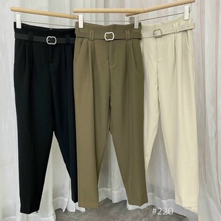 Quần 220 -230 baggy kèm đai