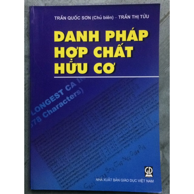 Sách - Danh pháp hợp chất Hữu Cơ