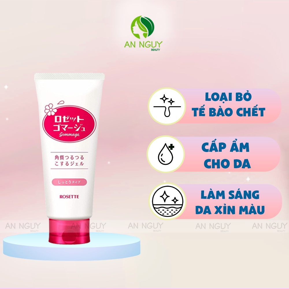 Tẩy tế bào chết Rosette 120gr (Da khô)