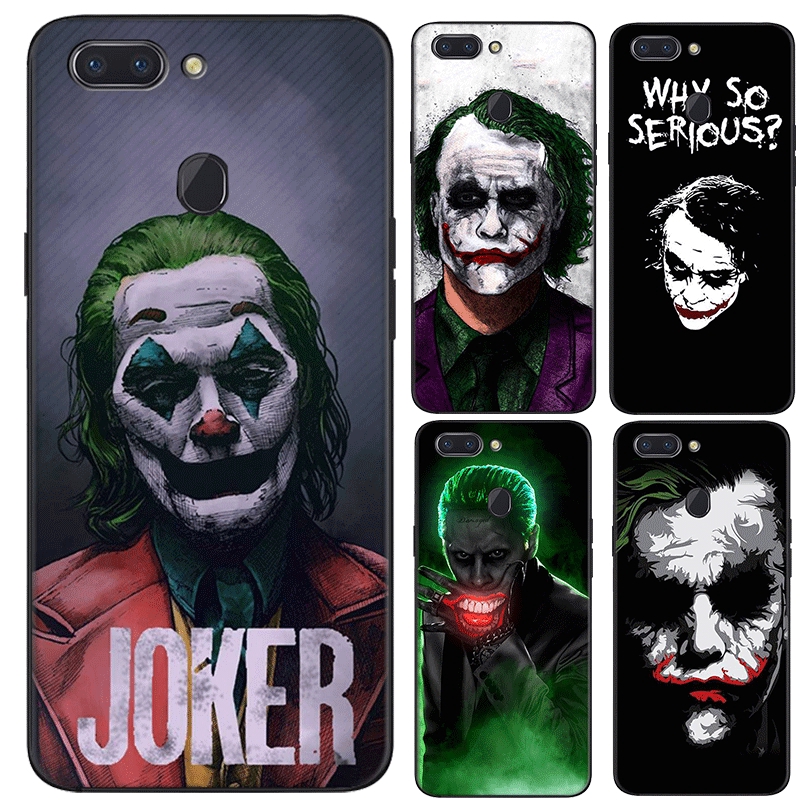 Ốp điện thoại mềm hình phim Joker cho OPPO A3S A5 A37 A39 A5S A7 A59 A77 F1S F3 F5 F7 F9