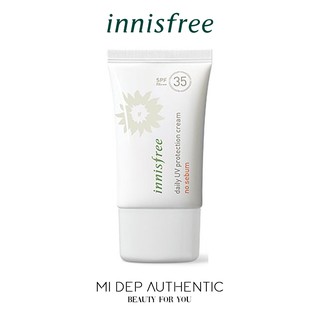 Kem Chống Nắng Kiềm Dầu Innisfree Daily UV Protection Cream No Sebum 50ml, Hàn Quốc