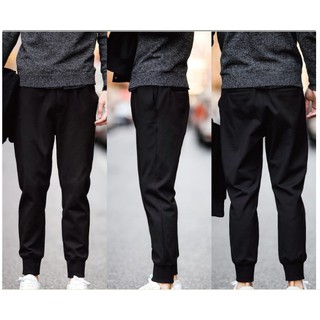 Quần Harem nỉ  dáng thể thao ống Suông dáng Hàn Đẹp