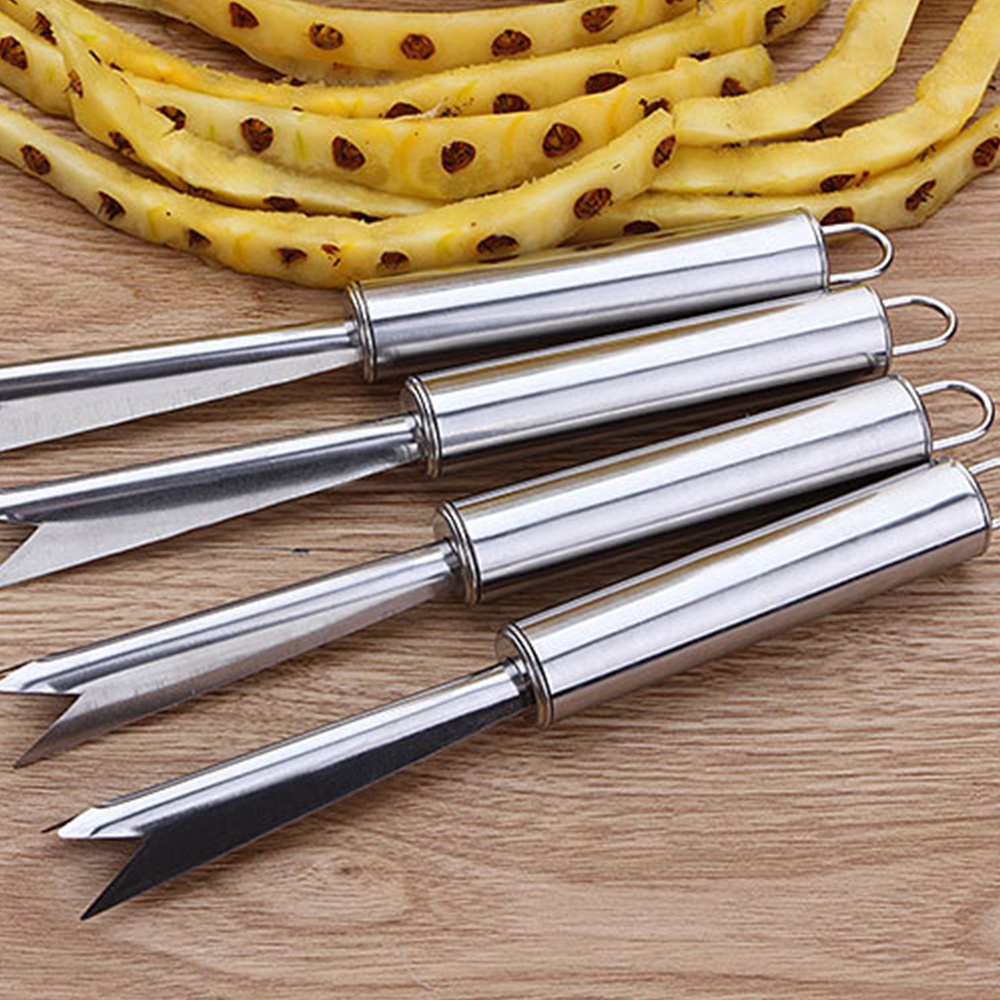 Dụng Cụ Lấy Mắt Dứa Hình Chữ V Bằng Thép Không Gỉ Tiện Dụng