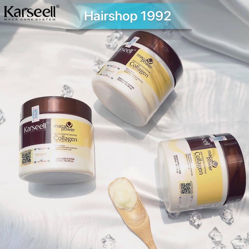 Kem Ủ Tóc KARSEELL, Hấp Tóc Collagen, Ủ Xả Tóc Collagen KARSEELL 500ML Chính Hãng