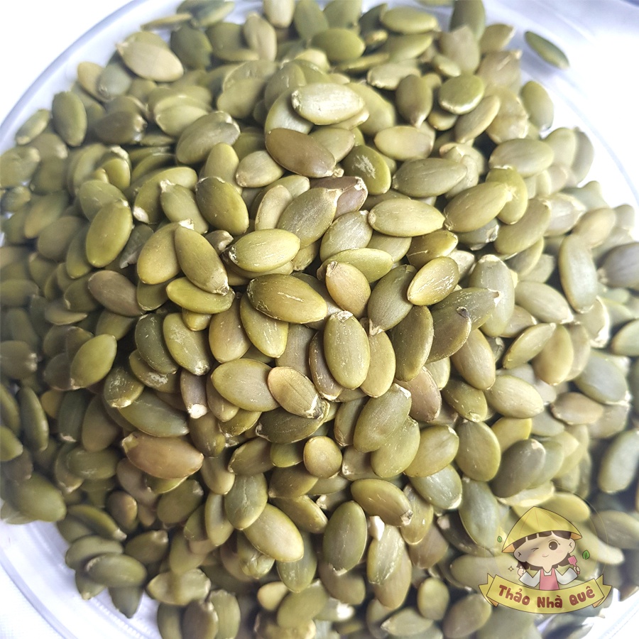 Hạt bí xanh Ấn Độ, hạt dưa rang đã tách vỏ 500g - Đồ ăn vặt dinh dưỡng healthy