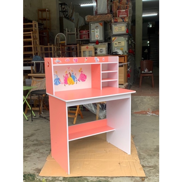 Bàn Học Sinh Kèm Kệ Sách có giá sách lửng Havaco bền đẹp tiện dụng