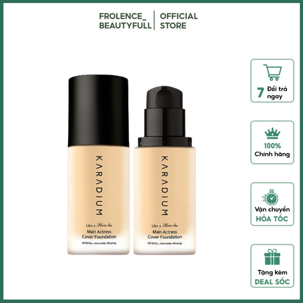 KEM NỀN LỌ /KARADIUM / Kem nền karadium Like a Movie Star Cover Foundation